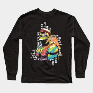 Wrestling hulk Long Sleeve T-Shirt